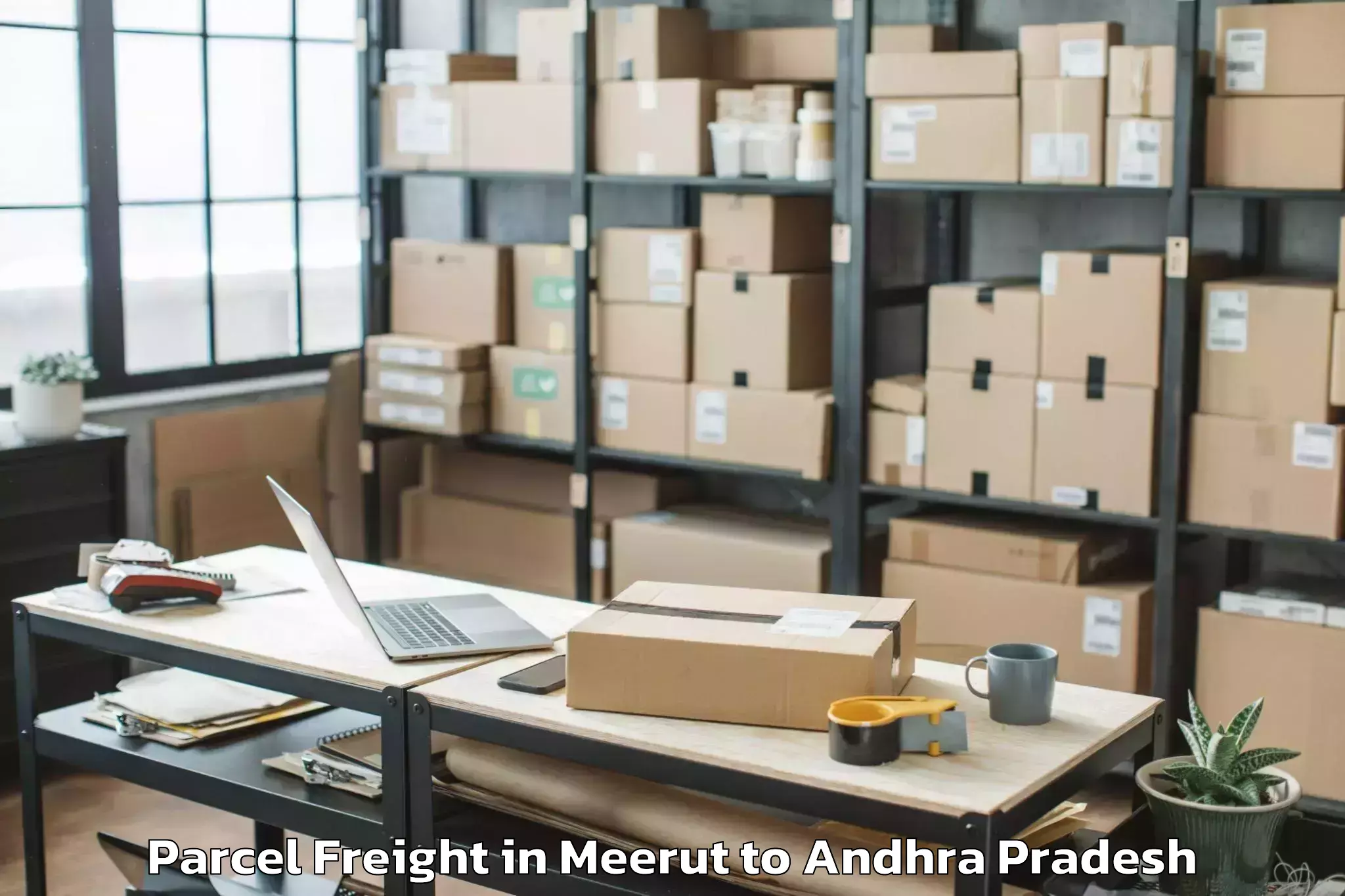 Leading Meerut to Rayachoty Parcel Freight Provider